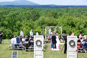 Mountain views at The Farm - Rustic Country Wedding