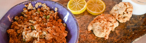 Delicious Lavender Granola Cookies